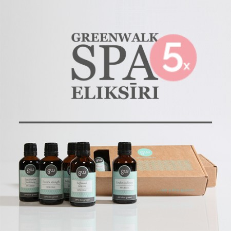 Greenwalk® SPA Eliksīru komplekts Mix 4+1, 5x50ml