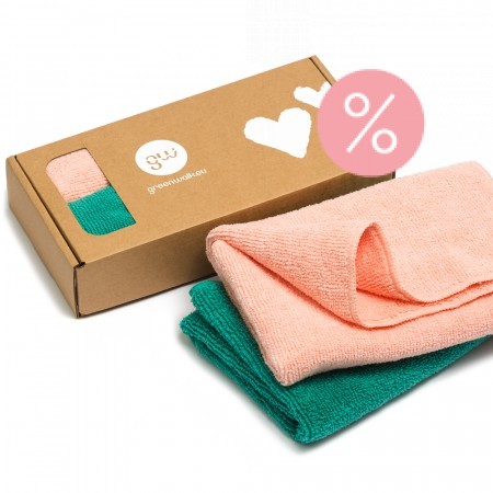 Greenwalk® Salvetes kosmētikas noņemšanai komplekts + dāvanā lūpu balzāms