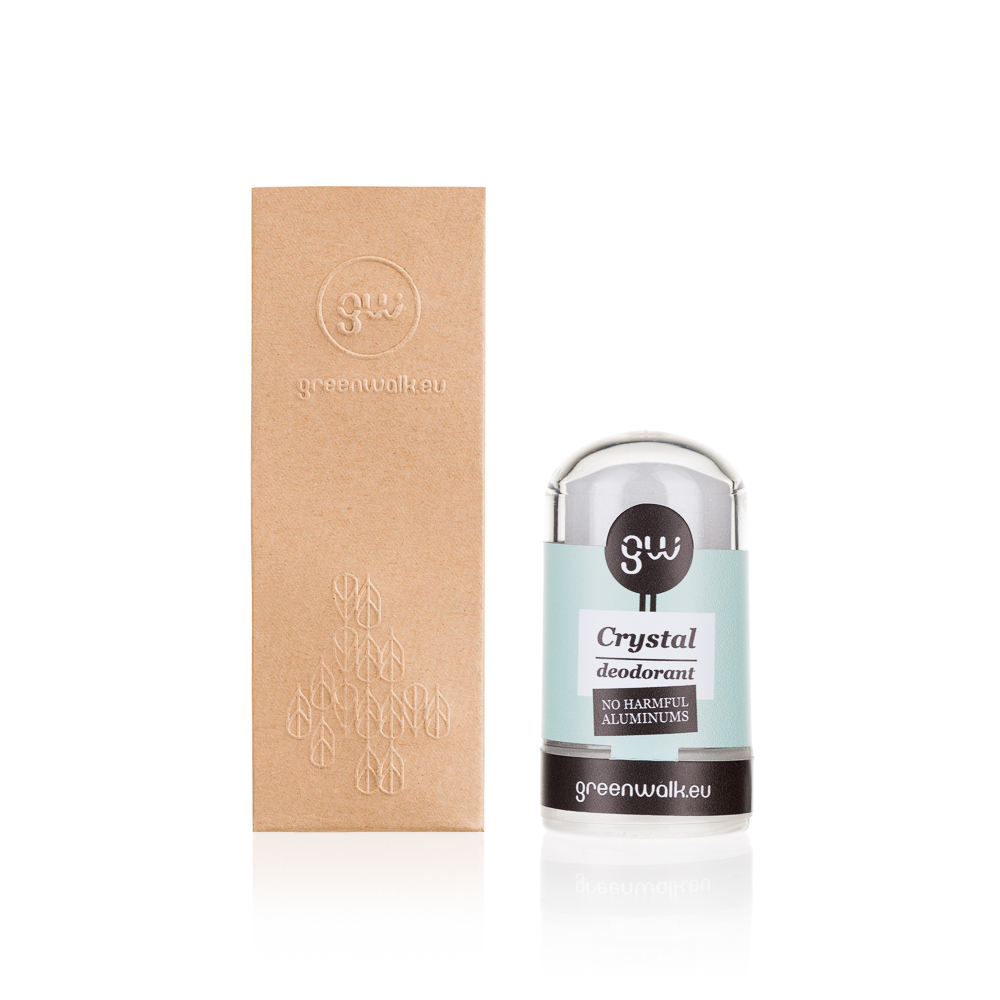 Greenwalk® dabīgo kristālu dezodorants ar alveju, 60g 