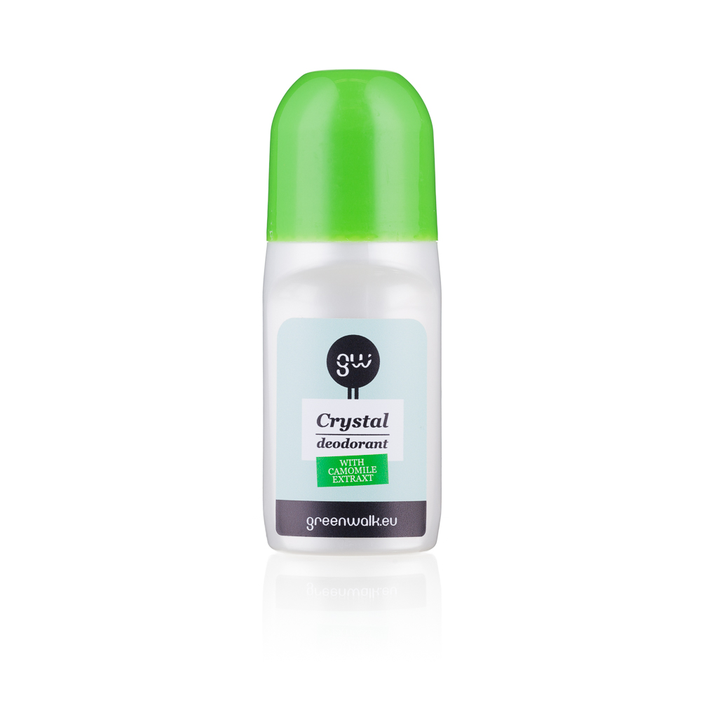 Greenwalk® dabīgo kristālu dezodorants rullītis Roll - On Deo "Camomile", 90ml 